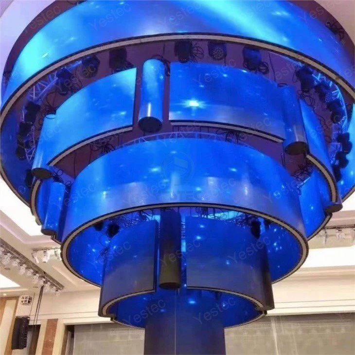 led wall shopping mall